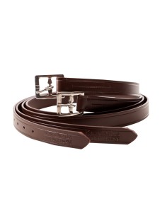 Stirrup leathers covered