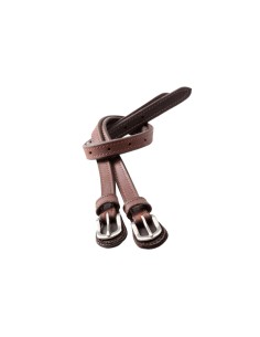 Spur straps padded - oiled leather
