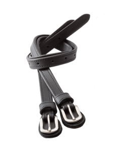 Spur straps padded - oiled leather 2