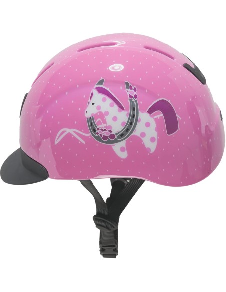 Детски шлем за езда Horka Horsy Pink