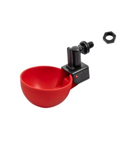 Seesaw poultry drinker tank or pipe