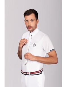 Men competition shirt FP JOHN PRINTED White