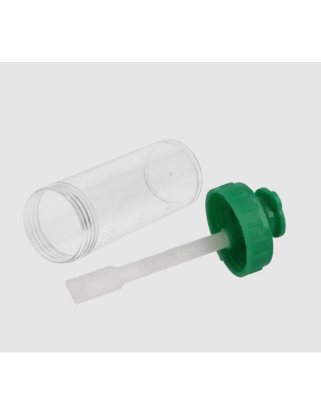 Stool tubes with spoon, non-sterile, 20 count