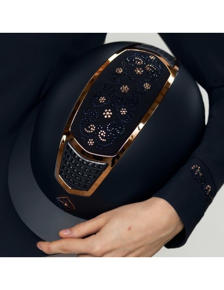 Шлем за езда Fair Play Quantinum Chic Rosegold с широка козирка