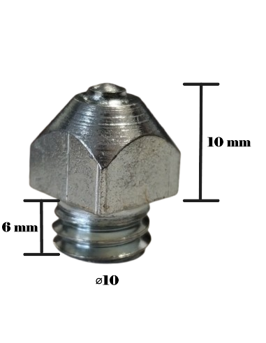 Mustad studs ice 6 - 3/8w. 10x10 h10 conf.