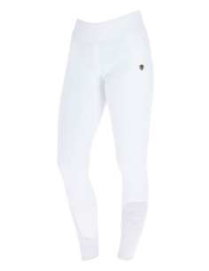 Детски бял брич за езда тип клин Covalliero SS26