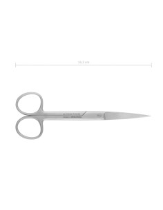 Scissors, Curved, Sharp/Sharp, 165mm Eickemeyer