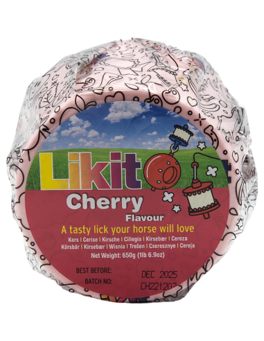 Licking stones for horses 650g - cherry