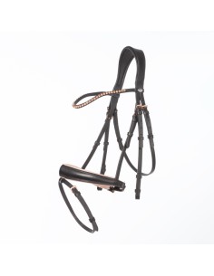 Bridle Rose crank noseband with flash