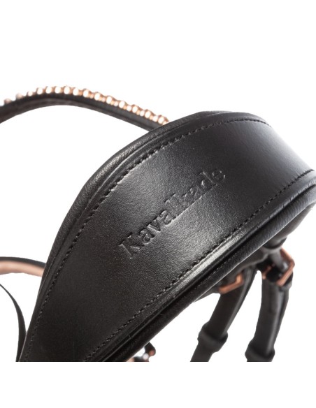 Bridle Rose crank noseband with flash