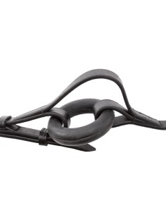 Side reins leather - elastic ring size Full 2