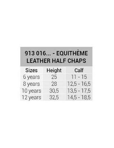 EQUITHÈME - Leather - Half Chaps