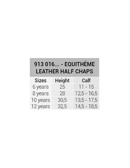 EQUITHÈME - Leather - Half Chaps