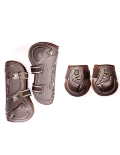Set Brushing boots and Fetlock boots Breathe -with mesh