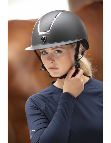 Helmet Equitheme Glint Mat Silver