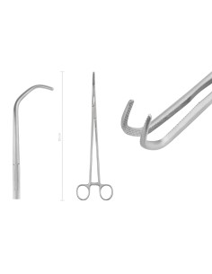 Hemostatic forceps SATINSKY double angled Eickemeyer 2