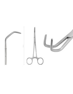 Hemostatic forceps SATINSKY double angled Eickemeyer