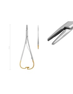 Needle holder MATHIEU, 17 cm, TC