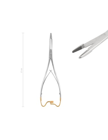 Needle holder MATHIEU-OLSEN, 17 cm TC