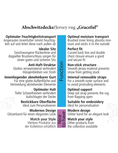 Попона за коне Kavalkade Graceful