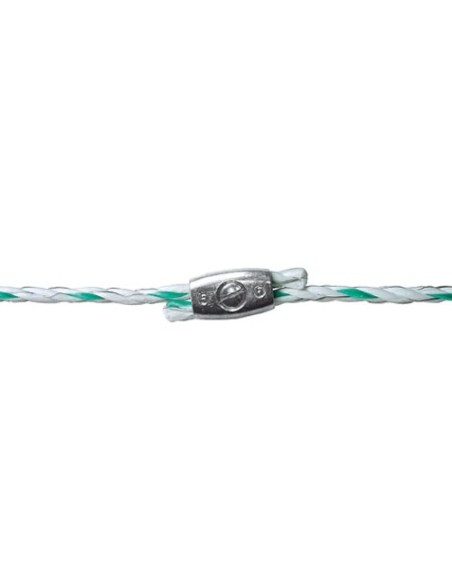 Rope connector up to 6.5mm for straight screwdriver mounting